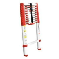 Драбина алюмінієва, телескопічна, 10 сход., 3,20 м, 150 кг INTERTOOL LT-3032