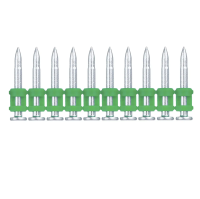 Дюбель цвях MG 27 мм кований, гартований, посилений, з балістичним вістрям, оцинкований.