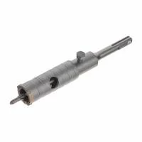 Cвердло корончате по бетону 26 мм, перехідник SDS-Plus 100 мм INTERTOOL SD-7026