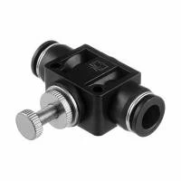 З'єднання цангове пряме з регулятором для поліуретанових та ін. шлангів 10×10 мм INTERTOOL PT-2398