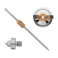 Комплект форсунки 0,8 мм для фарбопульта HVLP PT-0101 (форсунка, повітряна головка, голка) INTERTOOL PT-2002