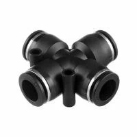 З'єднання цангове Х-образне для поліуретанових та ін. шлангів 12 мм INTERTOOL PT-2369