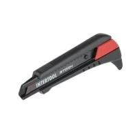 Ніж сегментний для лінолеуму, 18 мм, металева напрямна, STORM INTERTOOL HT-0538