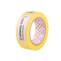Стрічка малярська 38 мм, 40 м, жовта INTERTOOL DM-3840