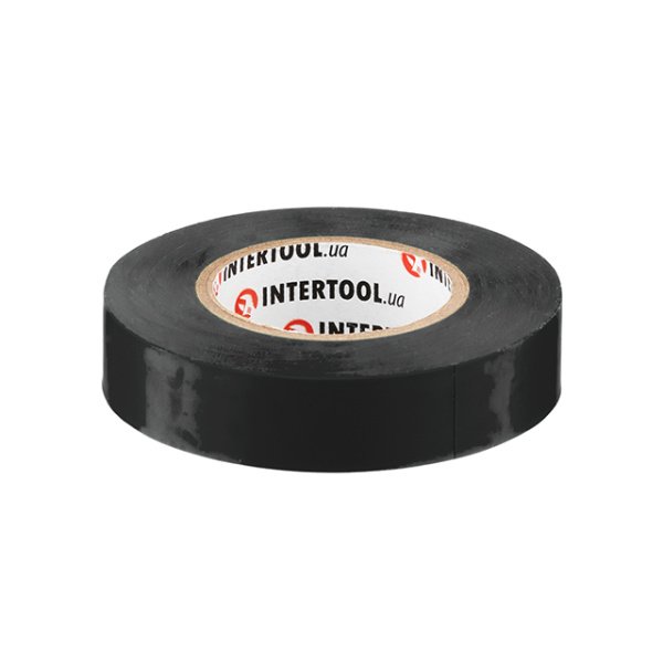 Стрічка ізоляційна 0.15мм*17мм*20м чорна INTERTOOL IT-0021