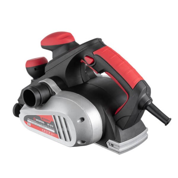 Eлектрорубанок 850 Вт, 16000 об/хв, ніж 82 мм, 0-3 мм INTERTOOL WT-0710