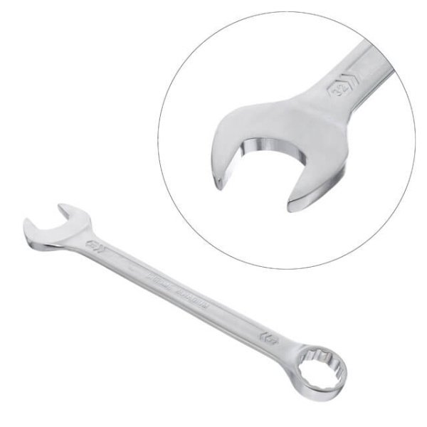 Ключ комбінований, 32 мм, Cr-V, покриття: сатин-хром, DIN3113, STORM INTERTOOL XT-1032