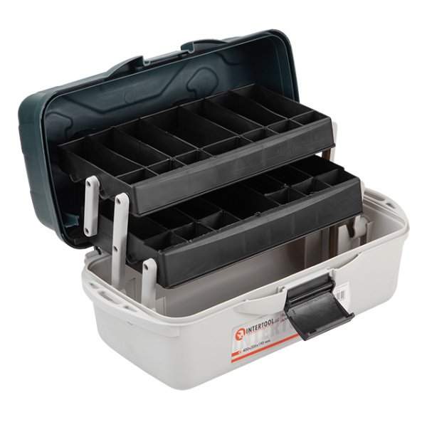 Ящик для  інструментів 16" 400*205*190мм INTERTOOL BX-6116