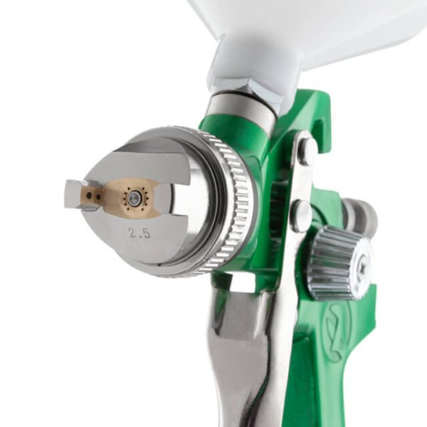 Фарбопульт пневматичний HVLP, форсунка: 2,5 мм, верхній пластиковий бачок: 600 мл, 3 бар INTERTOOL PT-0125