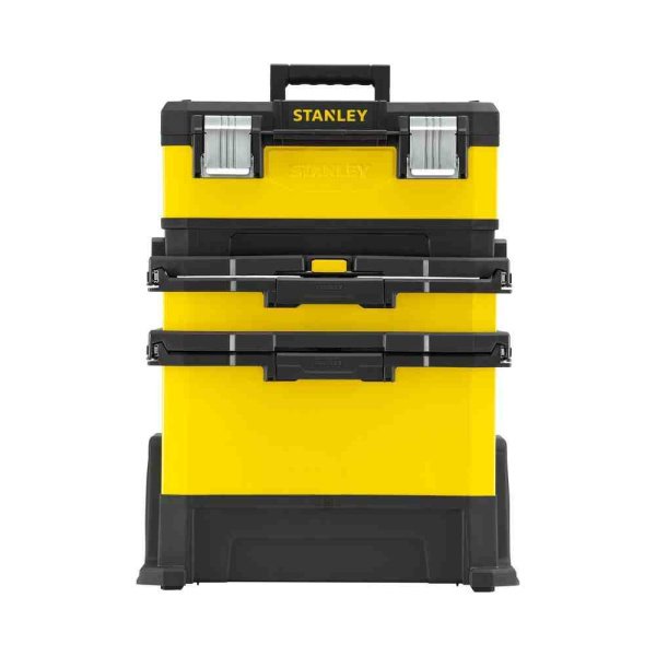 Ящик металлопластмассовий Rolling Workshop, розміри 568x730x389 мм, на колесах STANLEY 1-95-621