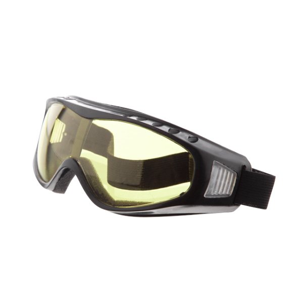 Окуляри захисні, жовті, лінзи полікарбонат, оптичний клас 1 INTERTOOL SP-0079