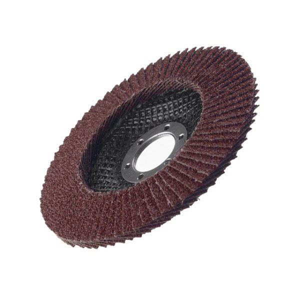 Диск шліфувальний пелюстковий, 115×22 мм, зерно K36, 13300 об/хв INTERTOOL BT-0103