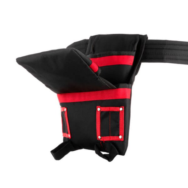 Сумка поясна слюсарно-будівельна, 3 кишені, поліестер INTERTOOL SP-1014