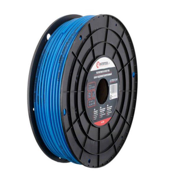 Шланг повітряний поліуретановий, 4×6 мм, 100 м, пластикова бобіна, STORM INTERTOOL PT-1753