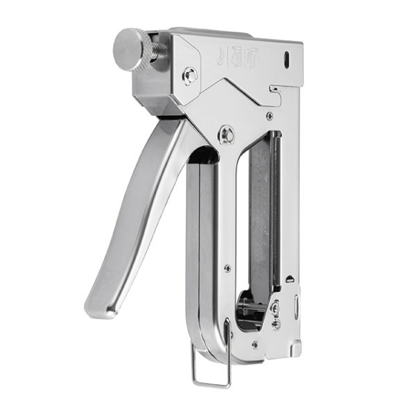 Степлер будівельний під скобу 11,3×0,7×4-14 мм, хром, STORM INTERTOOL RT-0107