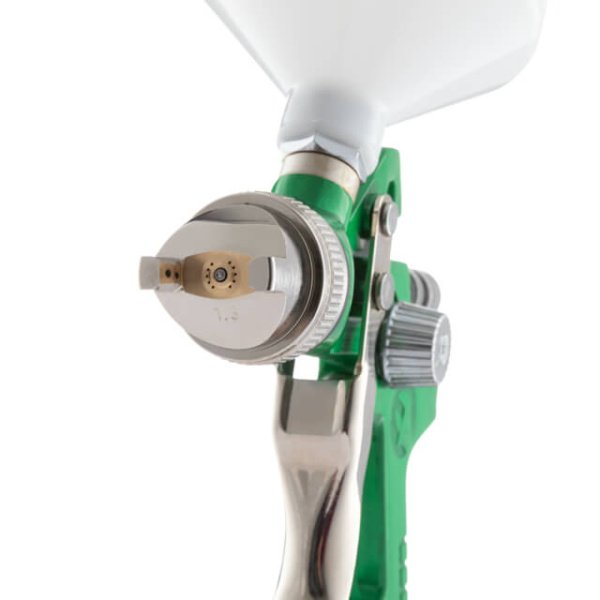 Фарбопульт пневматичний HVLP, форсунка: 1,3 мм, верхній пластиковий бачок: 600 мл, 3 бар INTERTOOL PT-0117