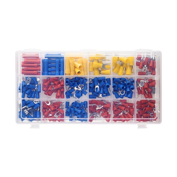 Коннектори обтискні, 270 шт., ізольовані, для автомобільної електропроводки INTERTOOL TC-9011