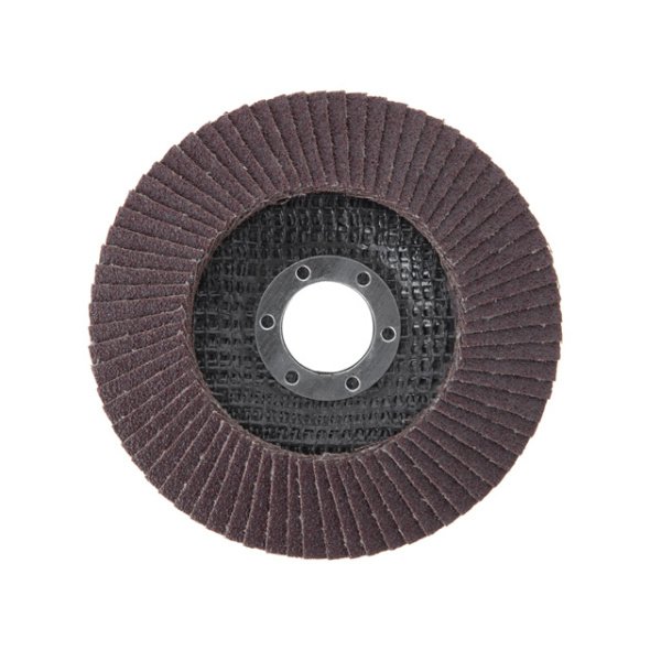 Диск шліфувальний пелюстковий 115 x 22мм зерно K80 INTERTOOL BT-0108