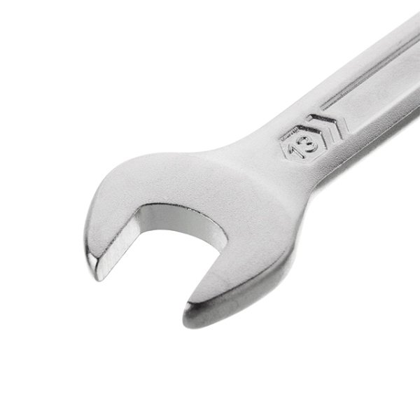 Ключ комбінований 13 мм, CrV, покриття Сатин-хром PROF DIN3113 INTERTOOL XT-1013