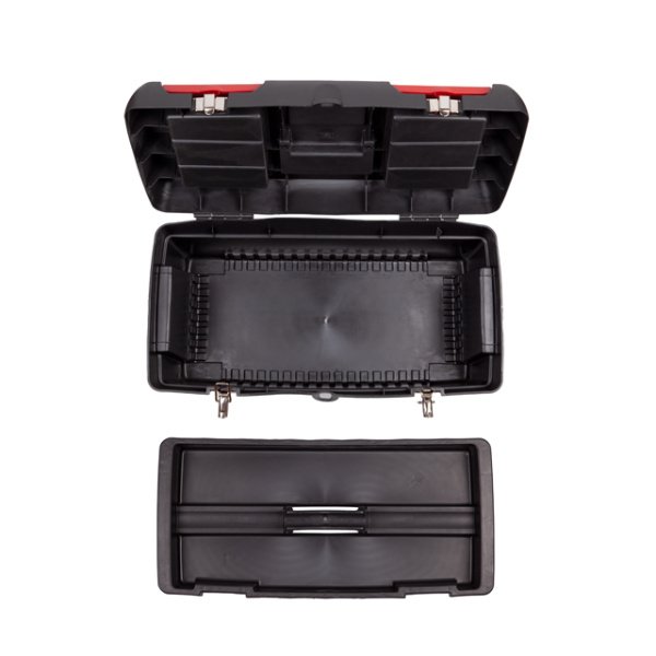 Ящик для інструментів з металевими замками, 24": 610*255*251 мм INTERTOOL BX-1024