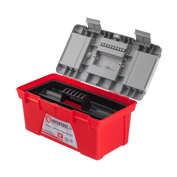 Ящик для інструментів 18" 480*250*230 мм INTERTOOL BX-0418