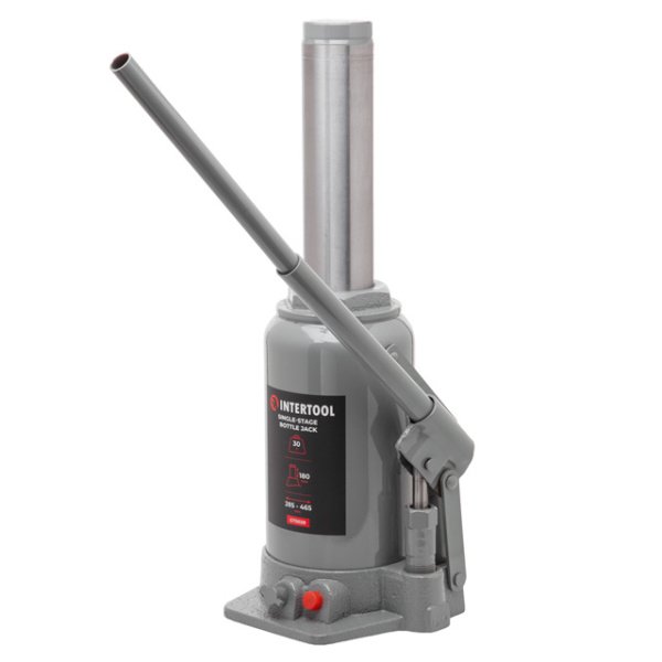 Домкрат "стовпчик" одноштоковий 30 т INTERTOOL GT0029