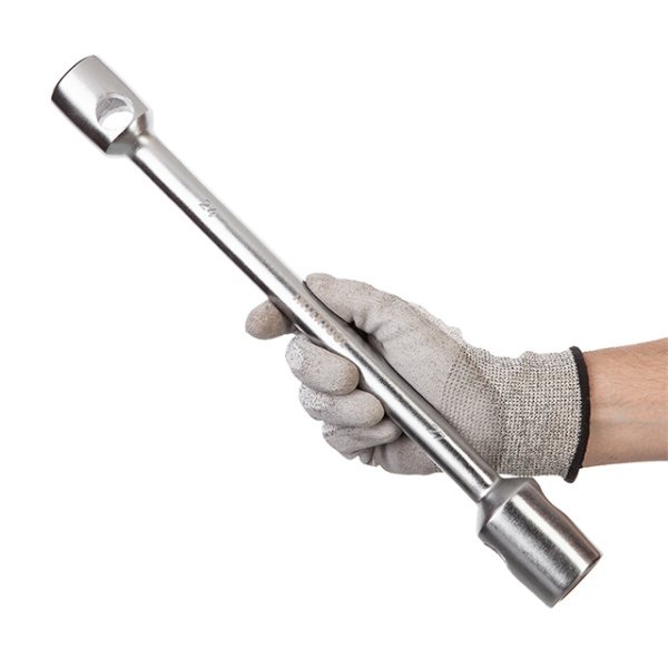 Ключ балонний I-подібний, 24×27 мм INTERTOOL XT-4201