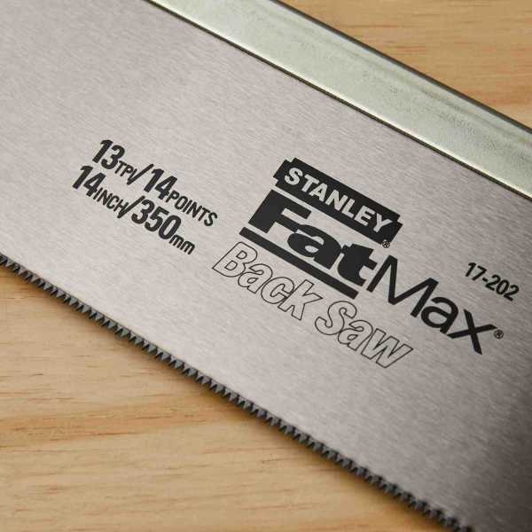 Ножівка FatMax довжиною 350 мм з обушком STANLEY 2-17-202