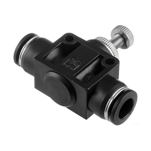 З'єднання цангове пряме з регулятором для поліуретанових та ін. шлангів 10×10 мм INTERTOOL PT-2398