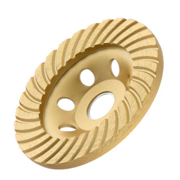 Фреза шліфувальна торцева алмазна Turbo, 115×22,2 мм, 20-22%, 10800 об/хв INTERTOOL CT-6215