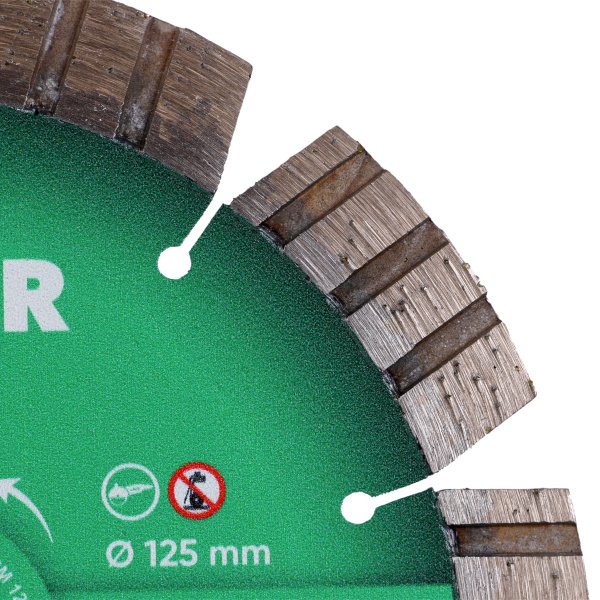 Круг алмазний вiдрiзний Distar 1A1RSS/C3-W 125x2,2/1,3x22,23-10-ARPS 30x2,2x10+2 R50,5 Maestro H12