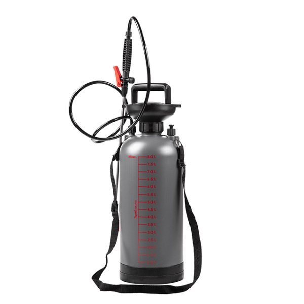 Обприскувач 8 л., 2 сопла (латунь+пластик), насос з нержавіючої сталі INTERTOOL FT-9006