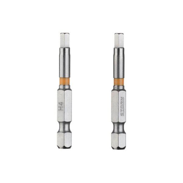 Комплект викруткових насадок, Hex H4, 1/4"×50 мм, S2, 2 од., STORM INTERTOOL VT-0228