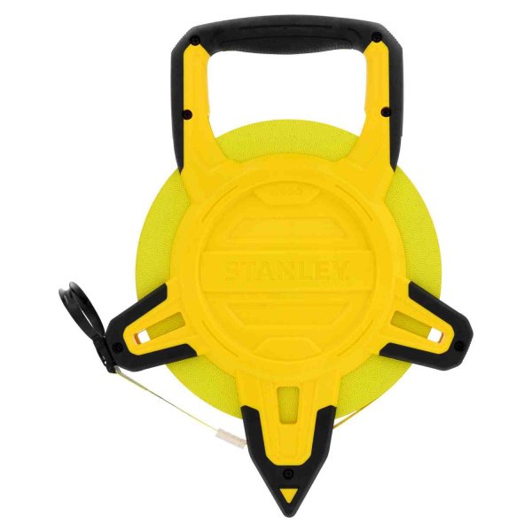 Рулетка вимірювальна PowerWinder Fiberglass довжиною 100 м, шириною 12.7 мм, стрічка зі скловолокном STANLEY 2-34-777