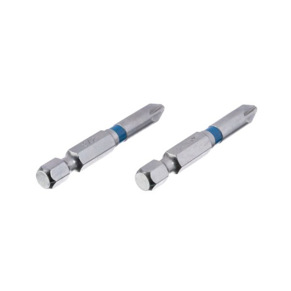 Комплект викруткових насадок PZ2 1/4" * 50мм, S2, уп. 2 од., STORM INTERTOOL VT-0215