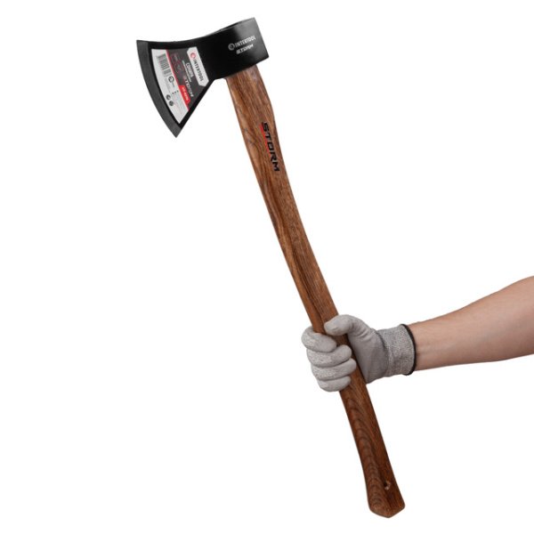 Сокира 1250 г, карбонізована ручка, 48-57 HRC STORM INTERTOOL HT-0270