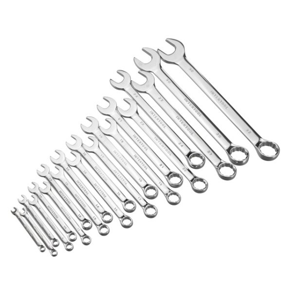 Набір ключів комбінованих, 20 шт., 6-32 мм, професійні, DIN3113, чохол INTERTOOL XT-1520