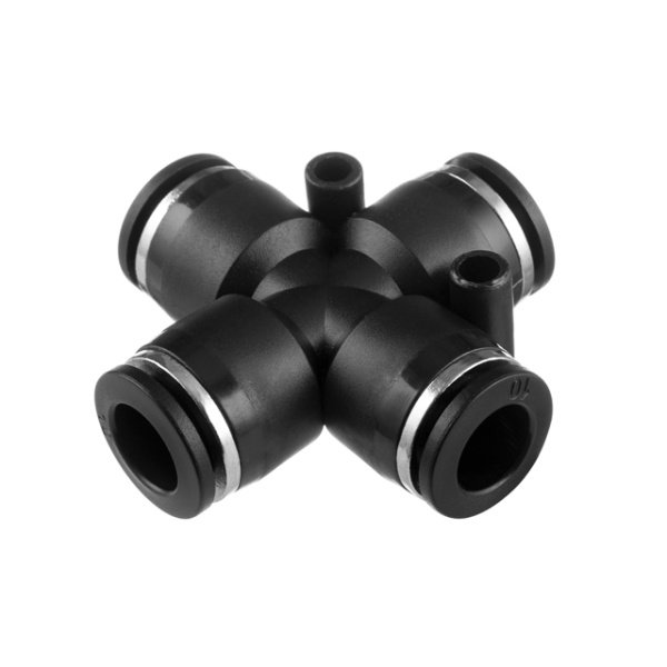 З'єднання цангове Х-образне для поліуретанових та ін. шлангів 10 мм INTERTOOL PT-2368