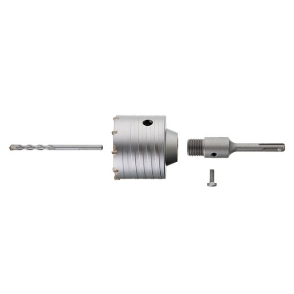 Свердло корончате по бетону 75 мм, перехідник SDS-Plus 100 мм INTERTOOL SD-7075