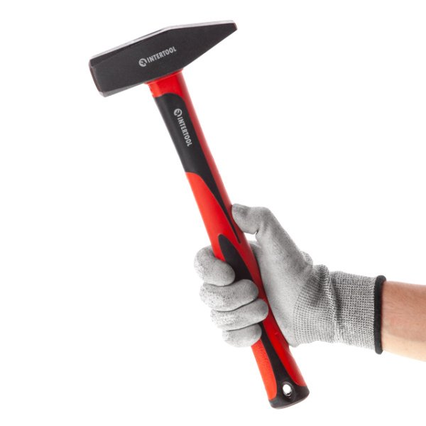 Молоток 1000 г.ручка з фібергласу INTERTOOL HT-0210