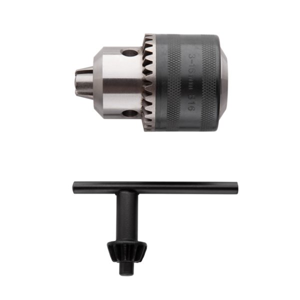 Патрон для дриля з ключем, B16, 3-16 мм INTERTOOL ST-1616