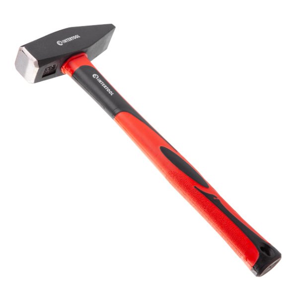 Молоток 1000 г.ручка з фібергласу INTERTOOL HT-0210