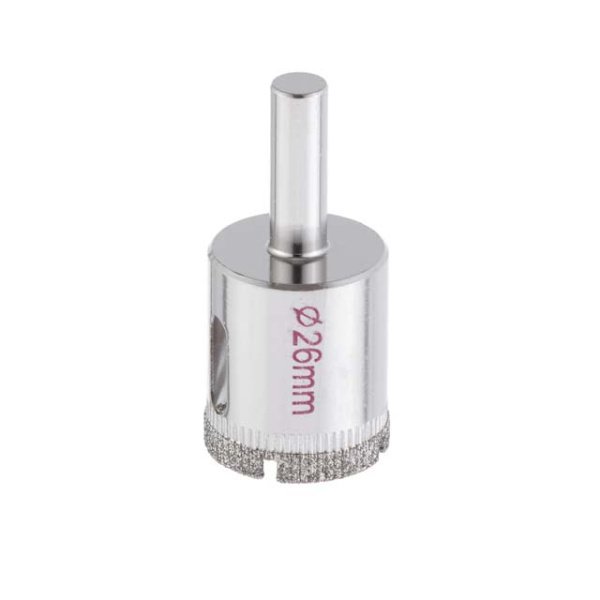 Коронка трубчаста по склу та кераміці 26 мм INTERTOOL SD-0357