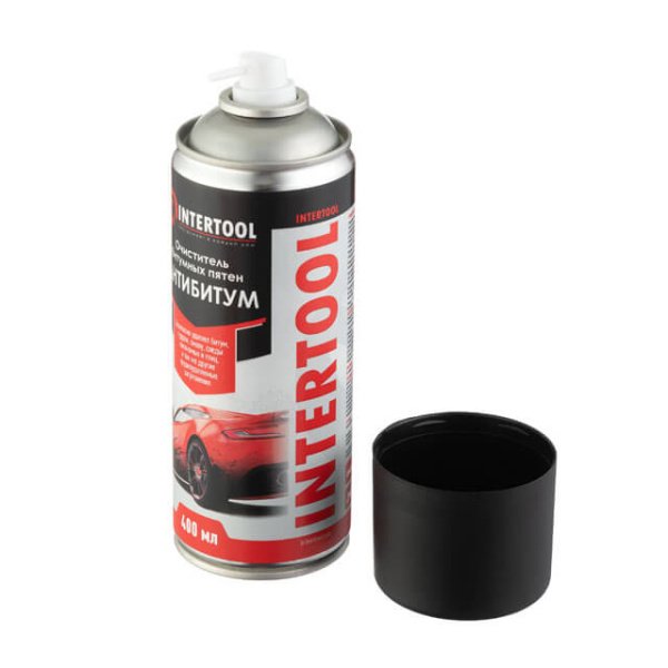 Очищувач бітумних плям, аерозоль, 400 мл INTERTOOL FS-6940