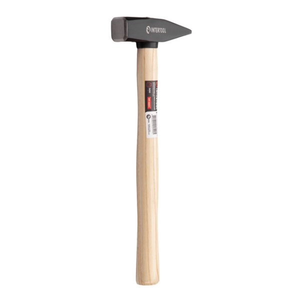 Молоток слюсарний 500 г, ручка ясен INTERTOOL HT-0254
