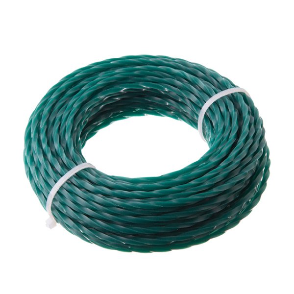 Лiска для тримера "квадрат" кручена, 3.0 мм x 15 м INTERTOOL DT-2325