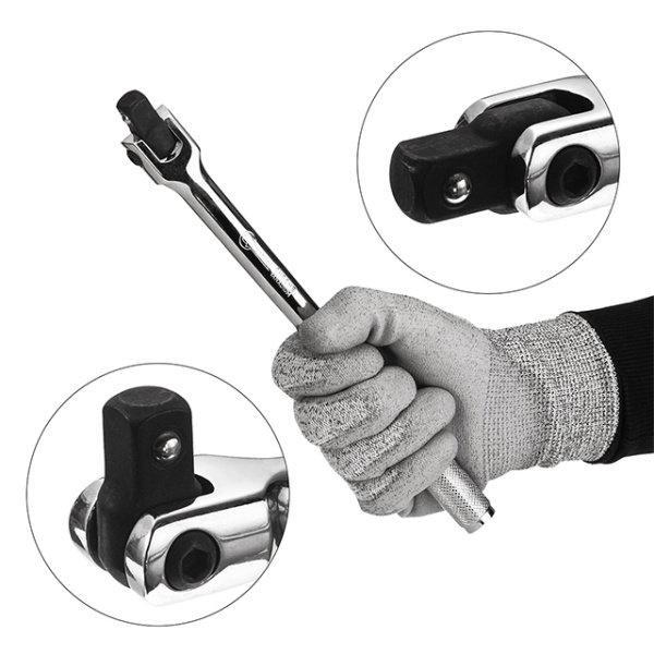 Вороток із шарніром 1/2" 270 мм CrV INTERTOOL ET-1032