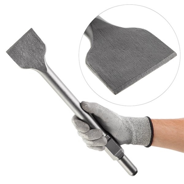 Зубило плоске, HEX, 75 мм, 410×30 мм INTERTOOL SD-0463