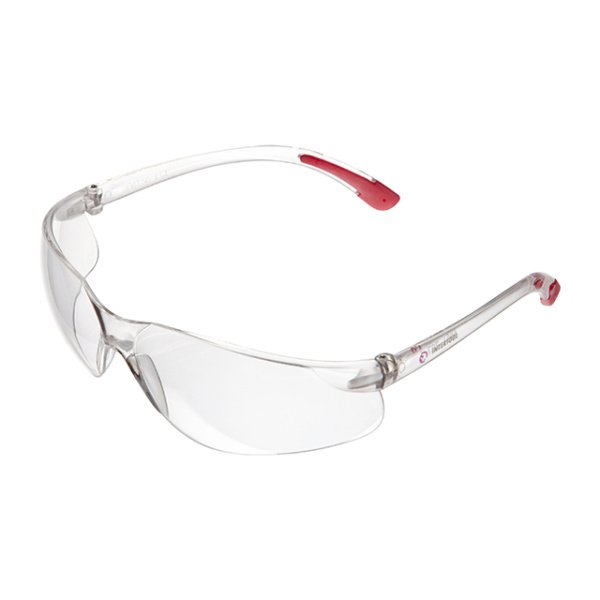 Окуляри захисні, прозорі, лінзи полікарбонат, заушники полікарбонат, захист від удару INTERTOOL SP-0087