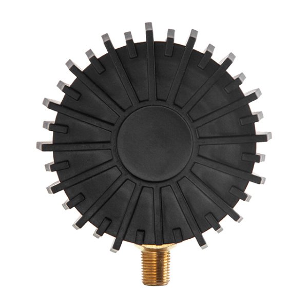 Манометр до пістолету для підкачування коліс з гумовим покриттям, діаметр 63мм 1/8" INTERTOOL PT-0499